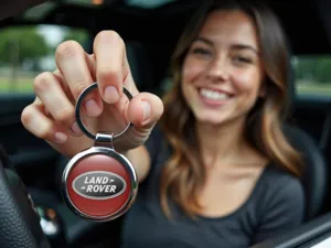 Land Rover Porte-clés Sécurité Construction Renforcée Métal